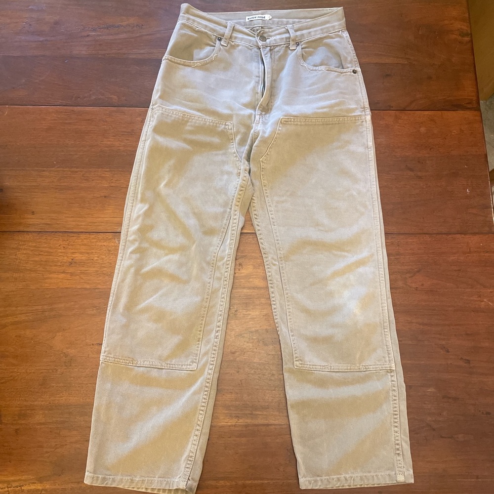 Rudy Jude utility jean in their size 2. Color is moss.
